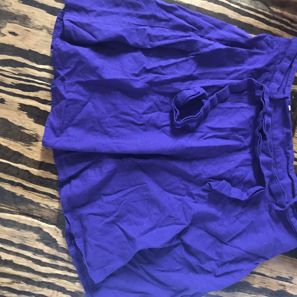 ModCloth midi purple skirt